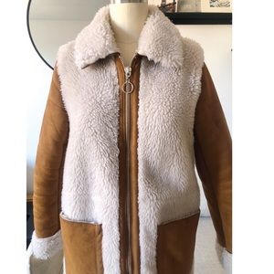 Faux Shearling Coat